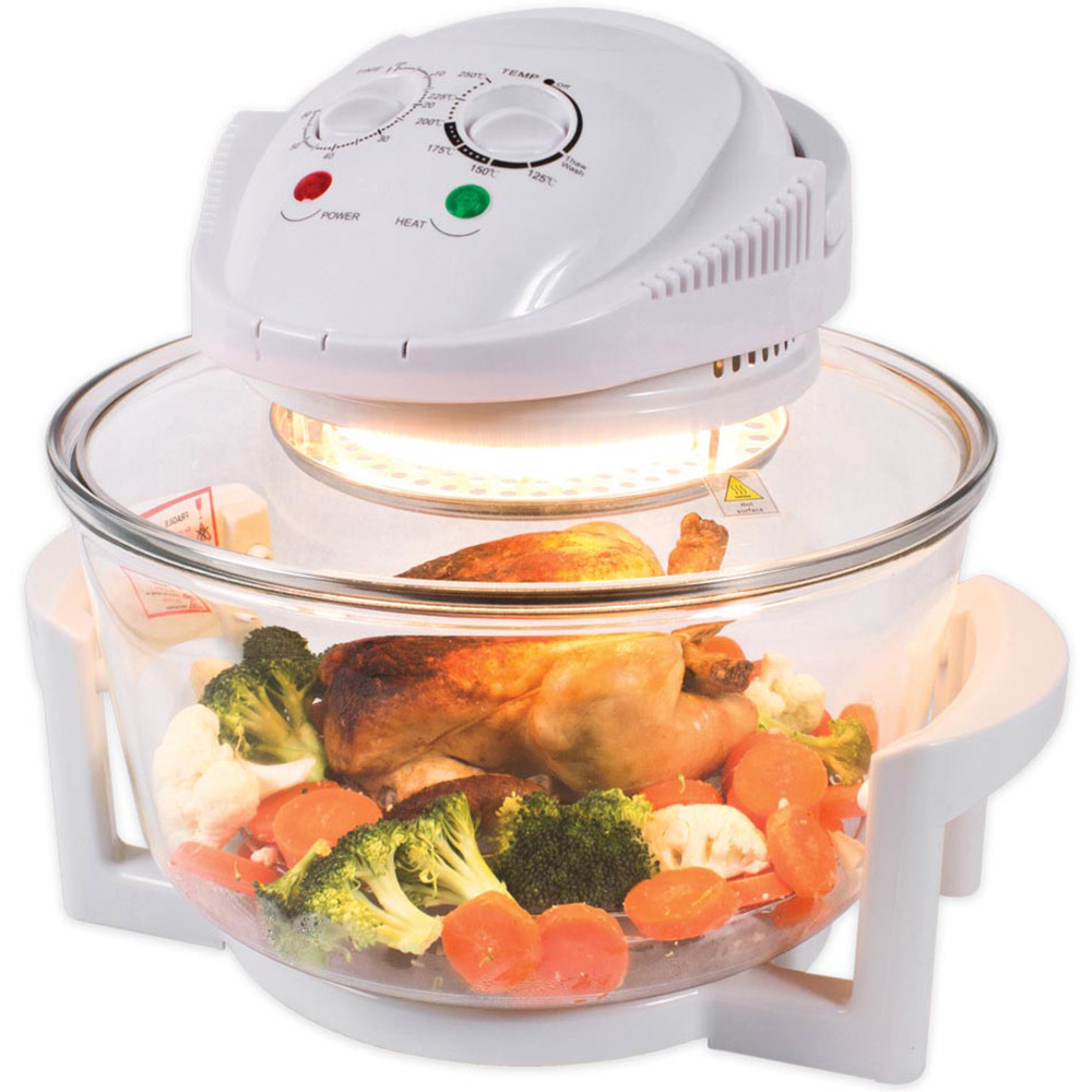 Quest White MultiFunction 12L Halogen Air Fryer Oven 1400W Wilko