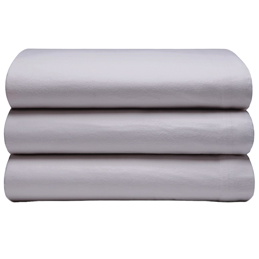 Serene King Size Heather Flat Bed Sheet Wilko