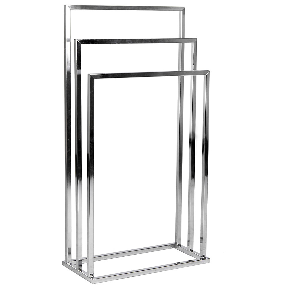 Bath Vida 3 Tier Square Towel Stand Wilko