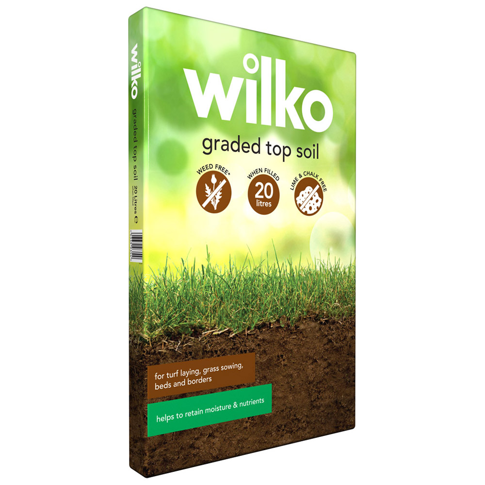 Wilko Graded Top Soil 20L Wilko