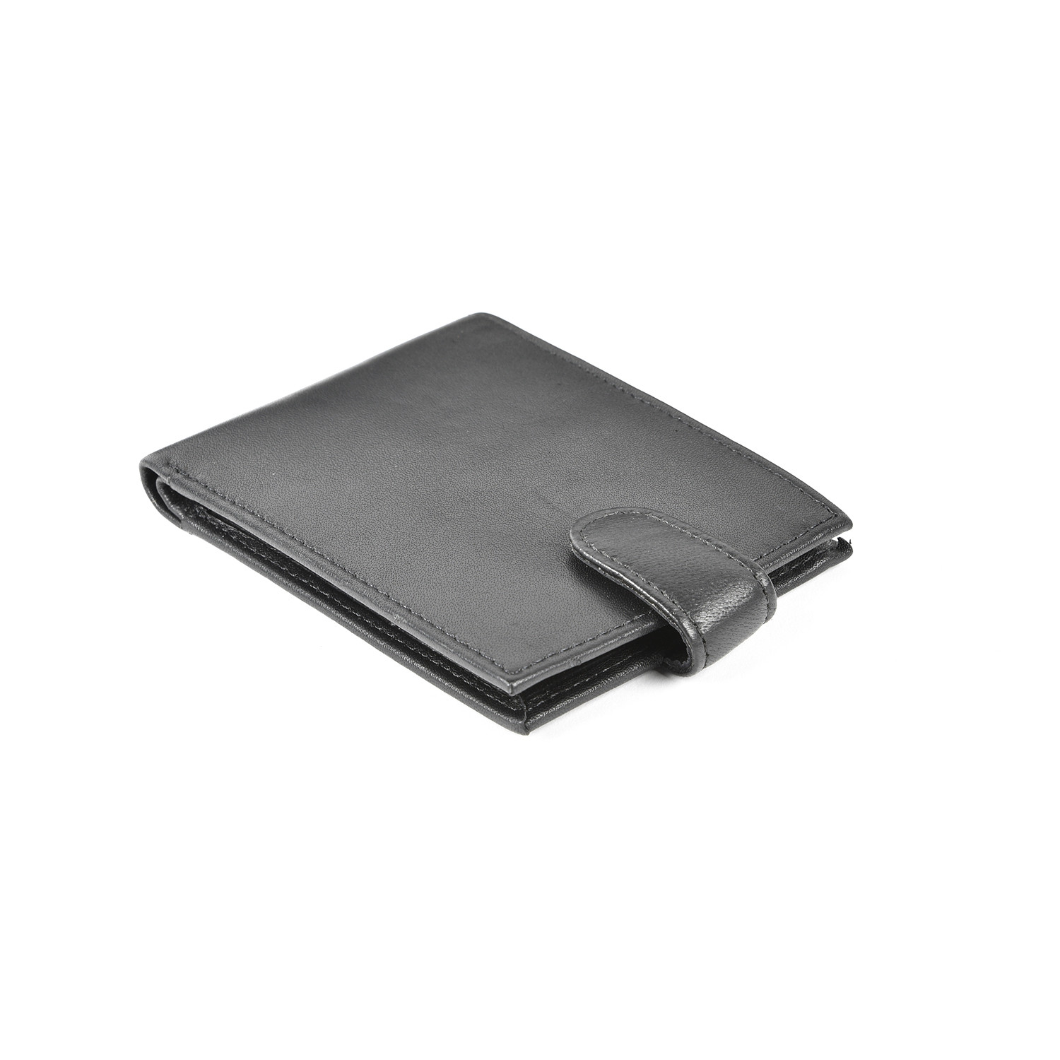 Leather Wallet Black Wilko