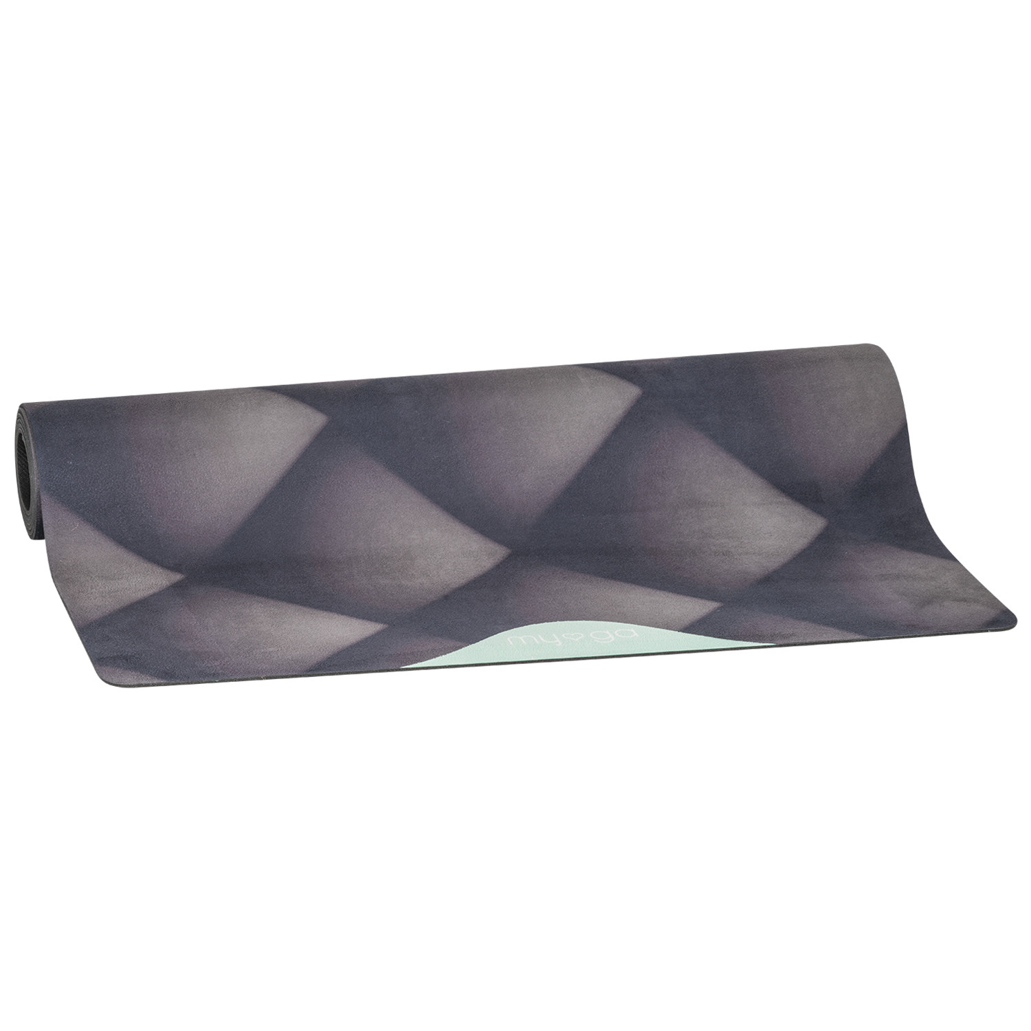 Myga Black Rubber Yoga Mat Wilko