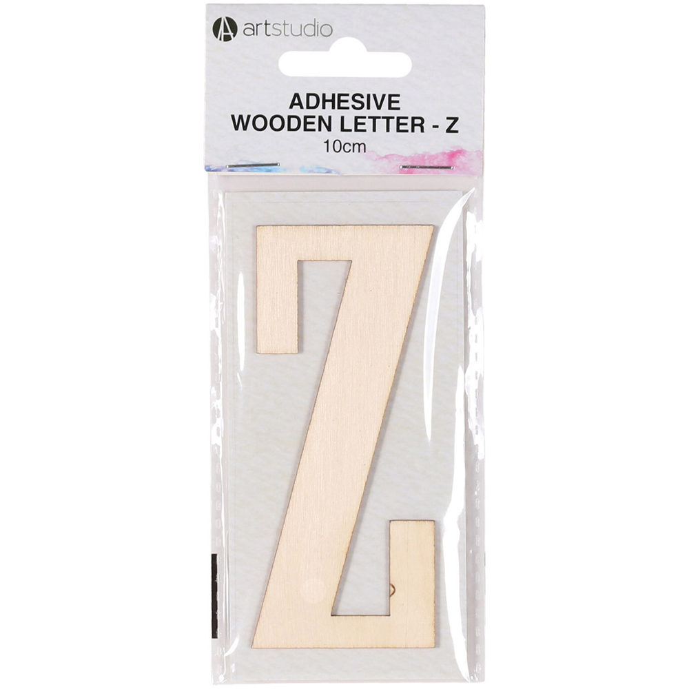 Adhesive Wooden Letter Z Wilko