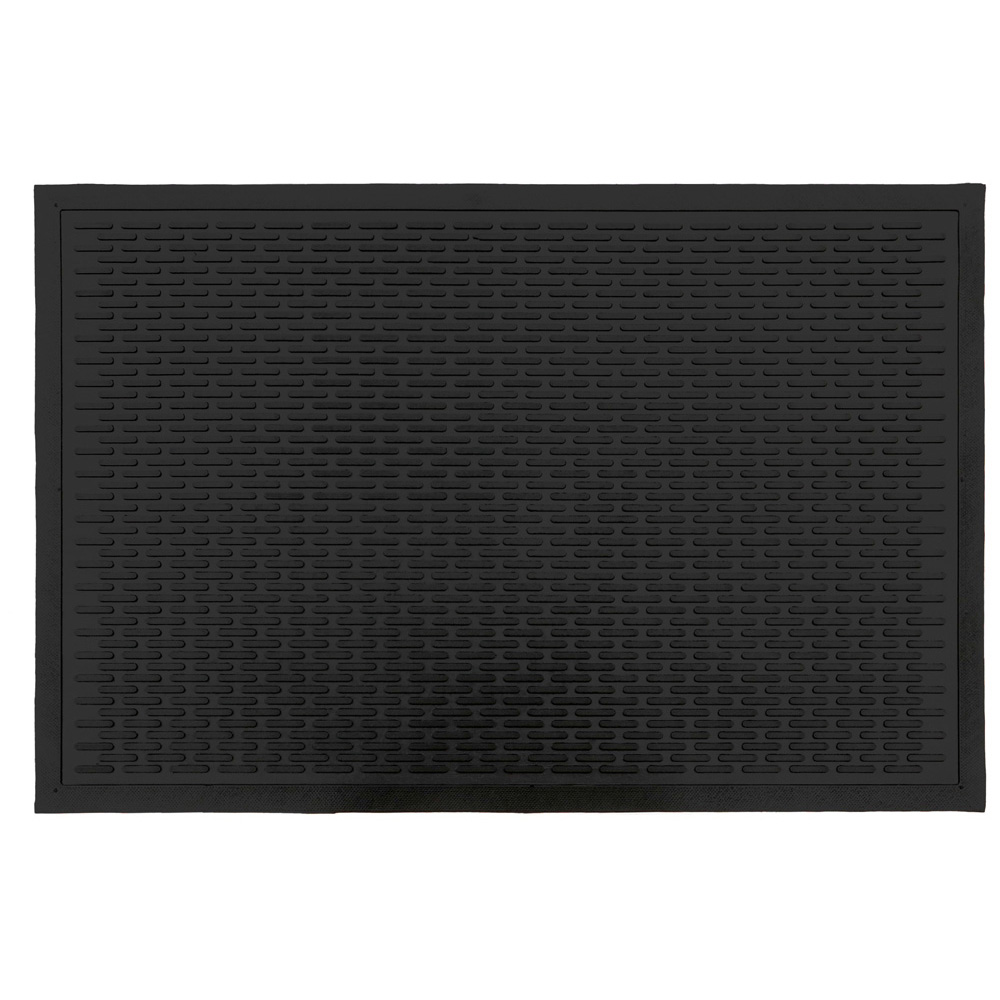 JVL Olympus Rubber Scraper Doormat 60 x 90cm Wilko