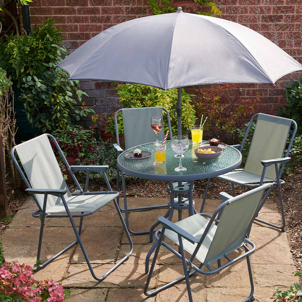 Wilko Grey 6 Piece Patio Set Wilko