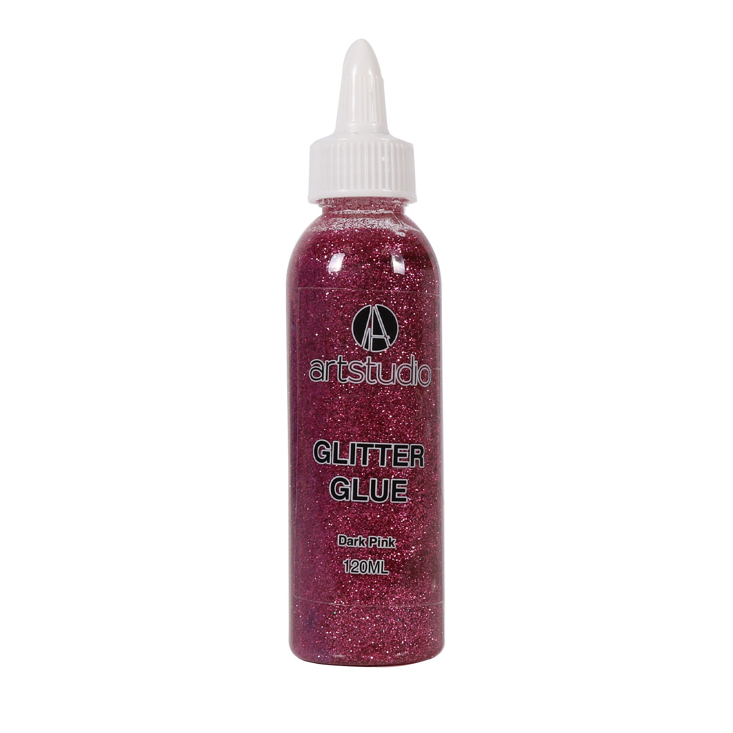 Art Studio Glitter Glue Dark Pink Wilko