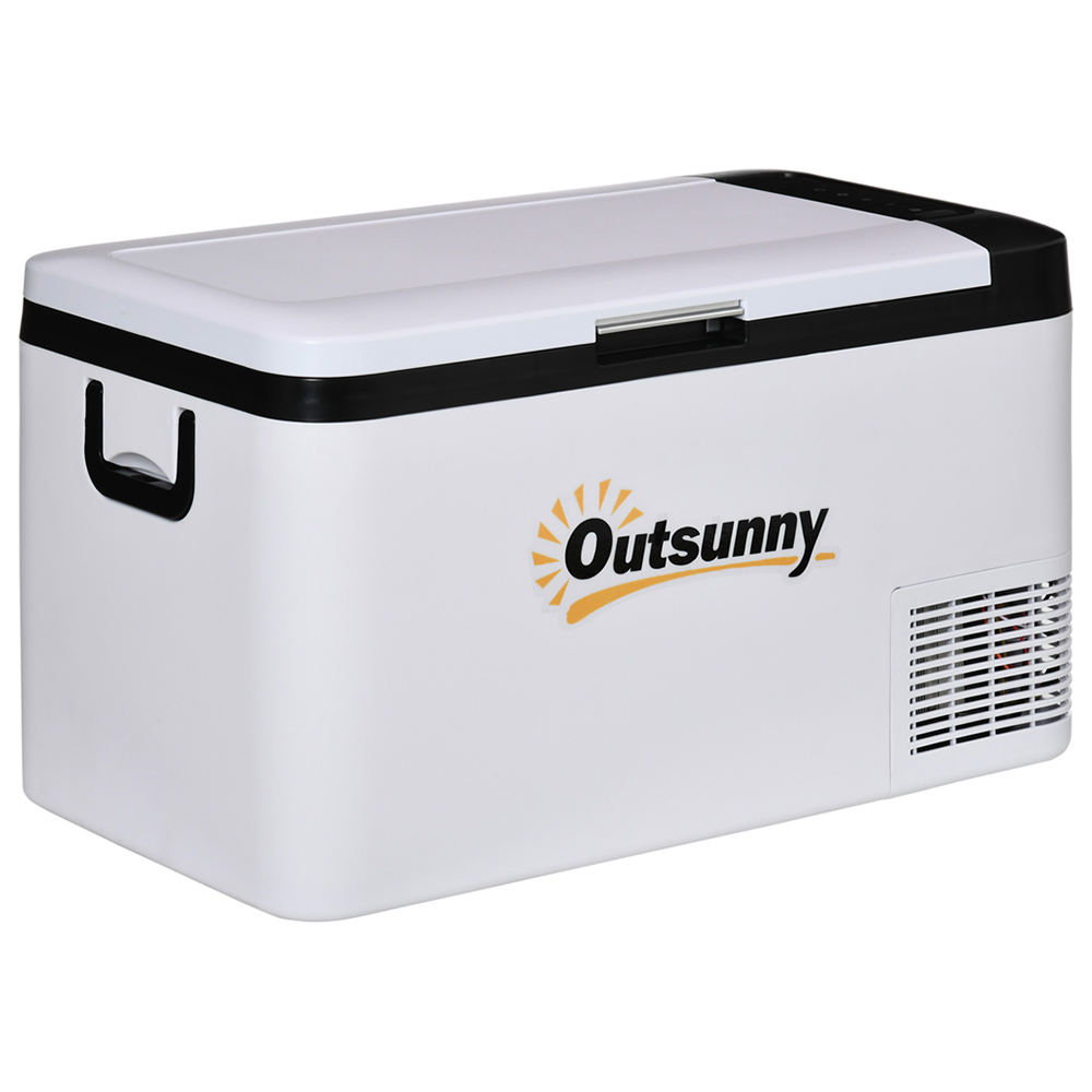 Outsunny 12V LED 25L Portable Cooler Wilko