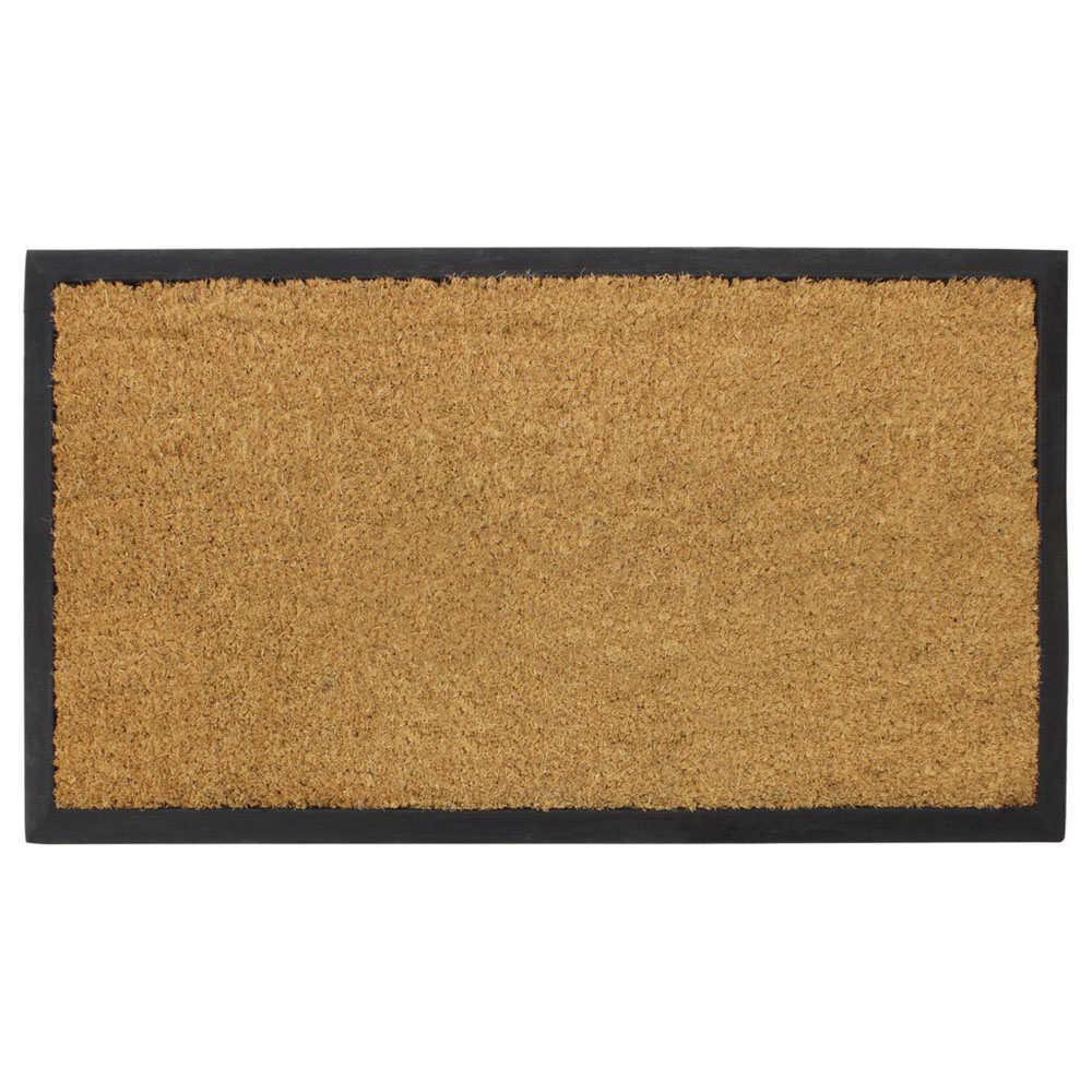 JVL Granite Coir Doormat 40 x 70cm Wilko