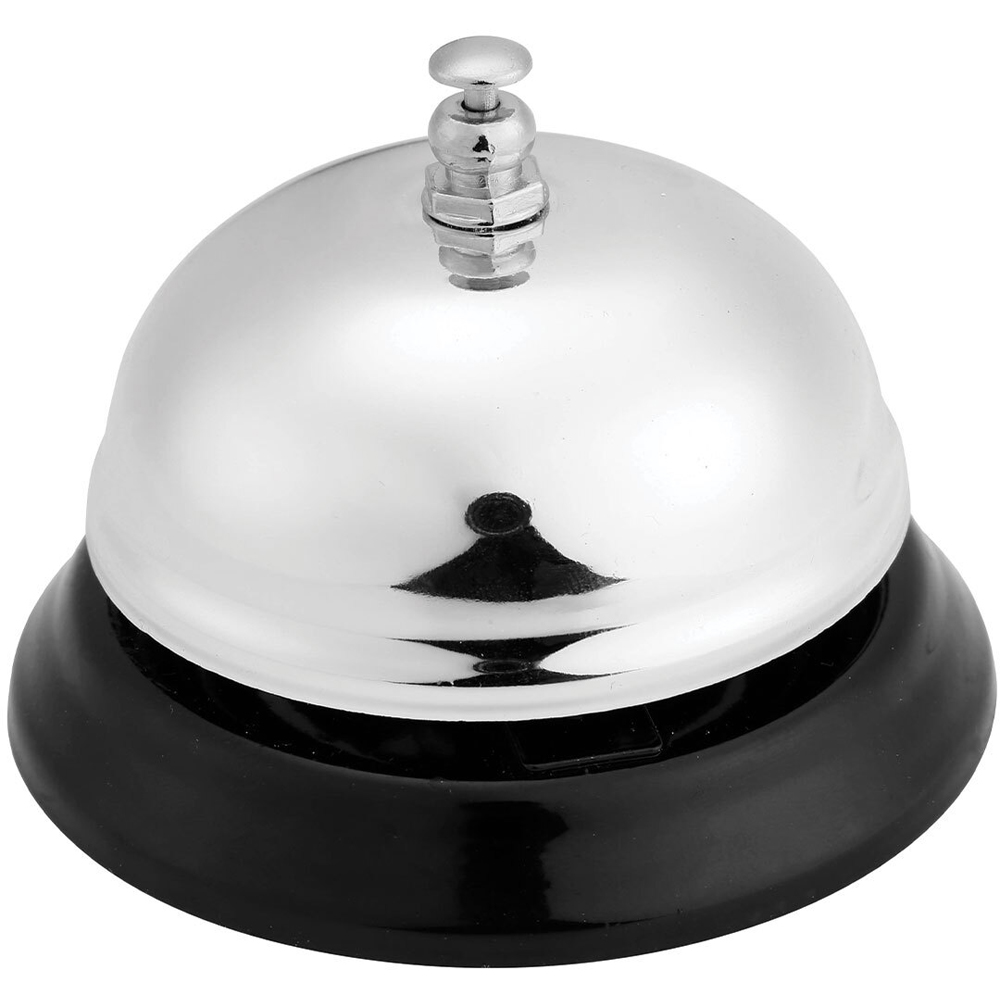 Quality Bell Rings Service Silver Ring Bell | Wilko