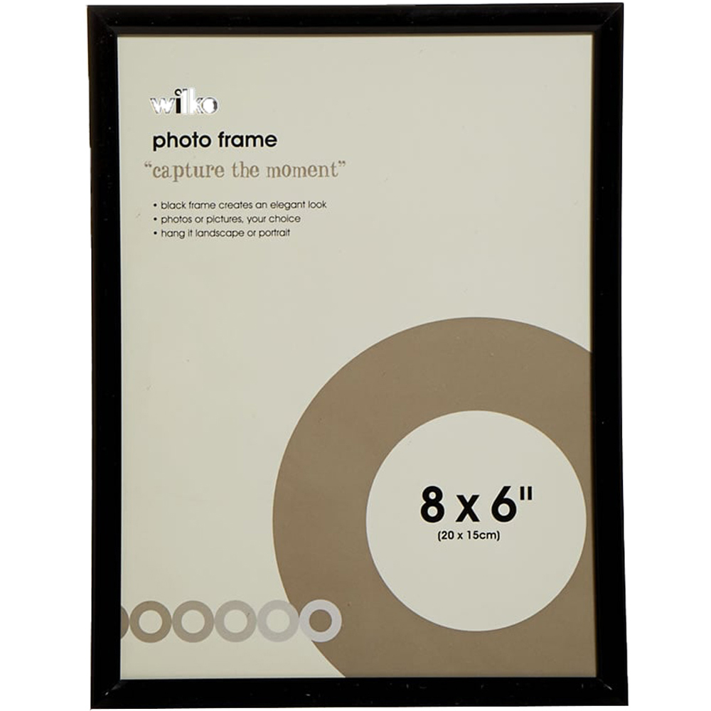 Wilko Black Easy Photo Frame 8 x 6 Inch | Wilko