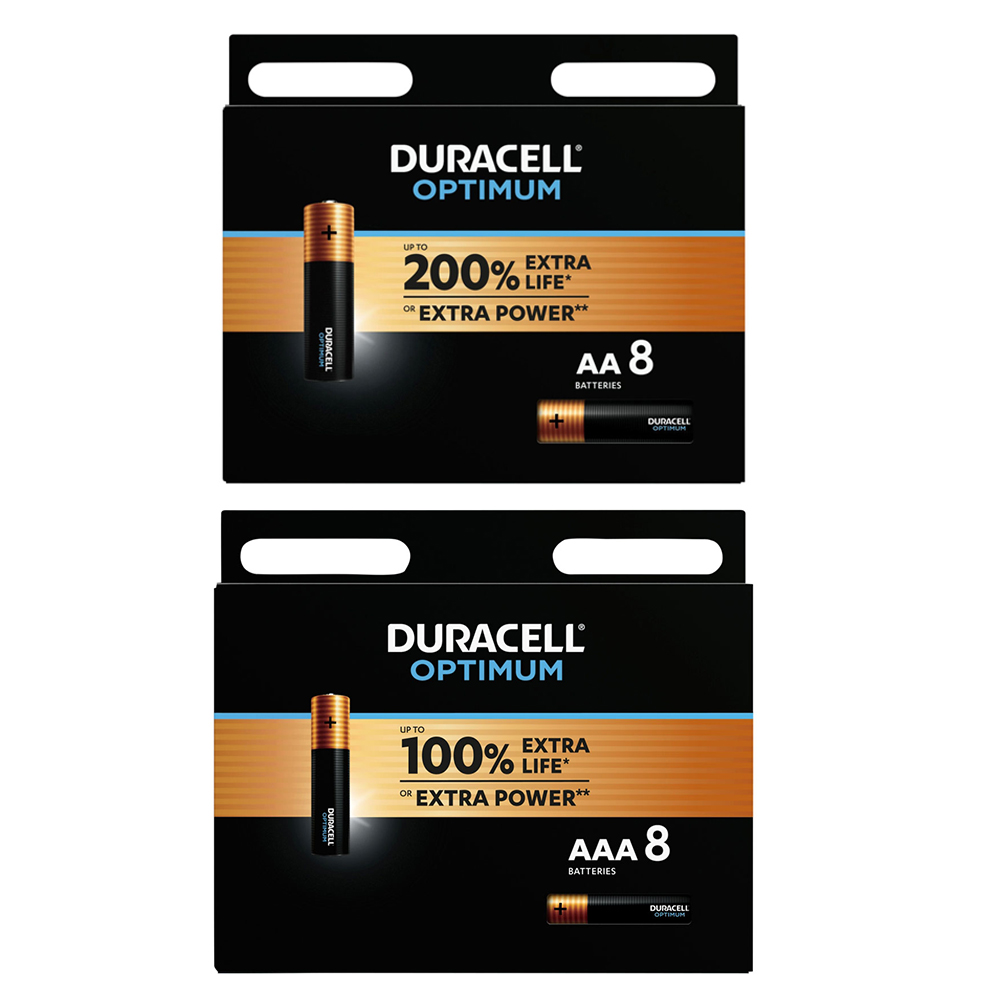 Duracell Optimum 16 Battery Bundle Wilko