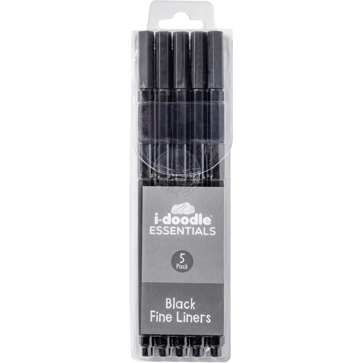 Fine Liners Kit Pack of Five Black Fine Liners | Wilko