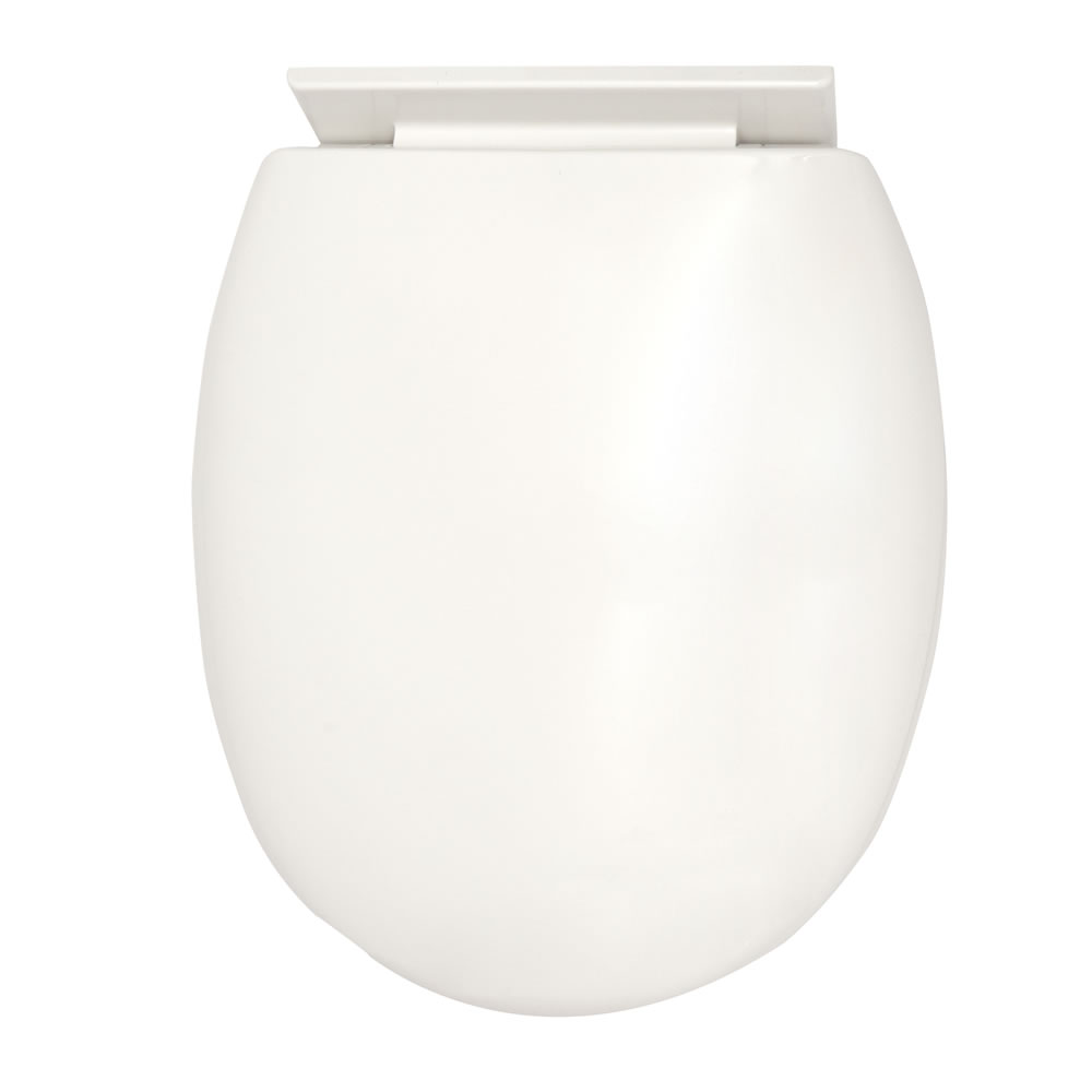 Croydex White Slow Close Antibacterial Toilet Seat Wilko