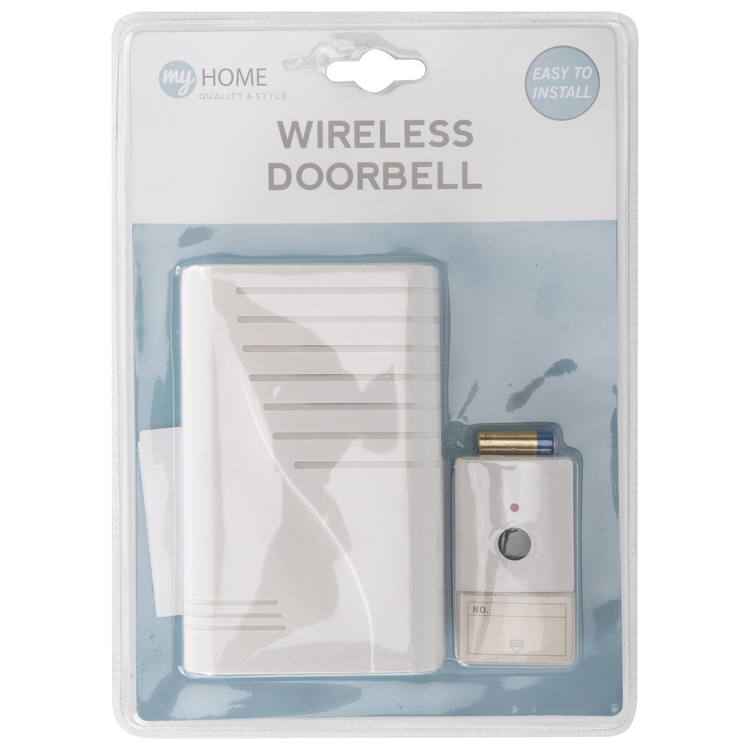 My Home Wireless Battery Operated Doorbell | Wilko