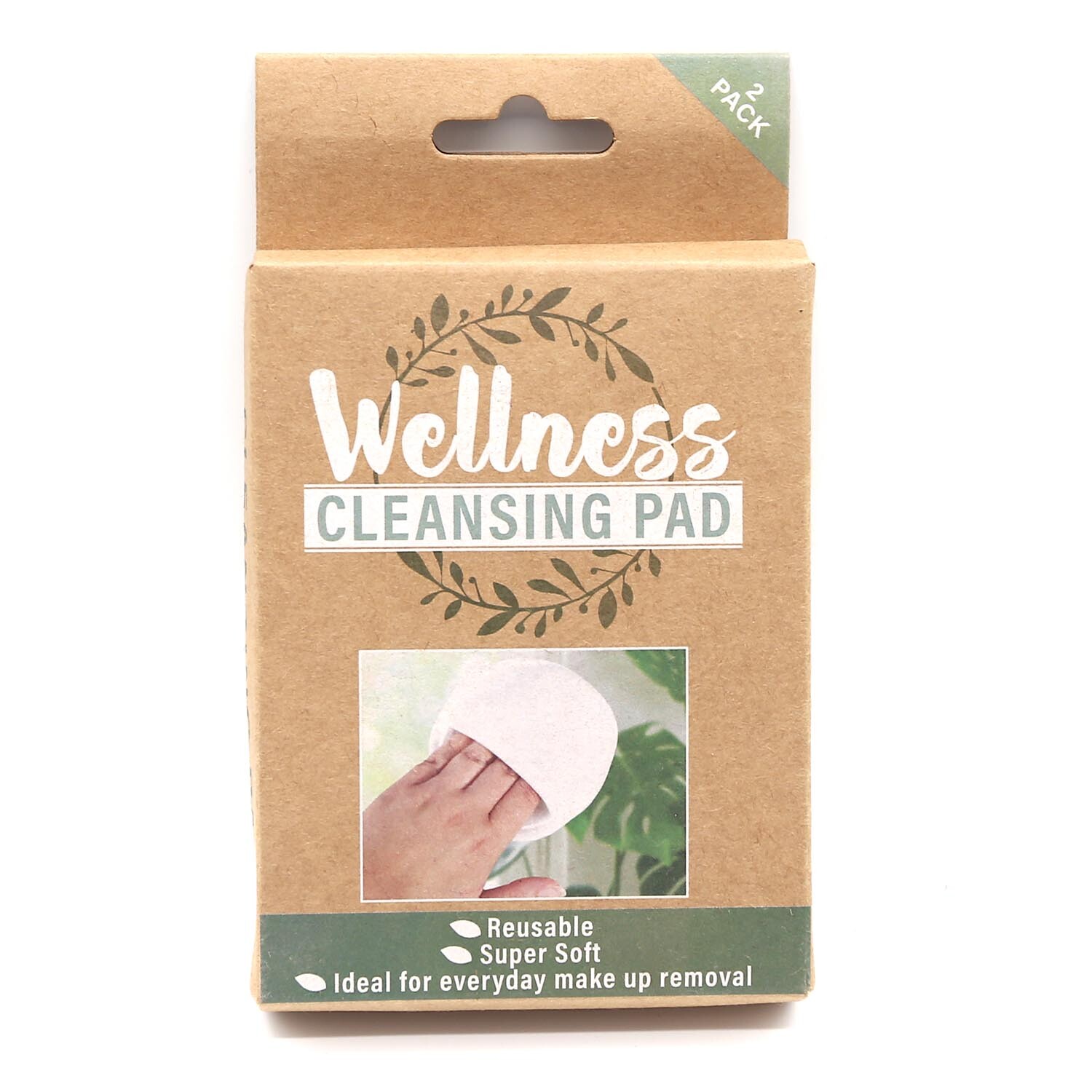 Pack of 2 Wellness Cleansing Pads White Wilko