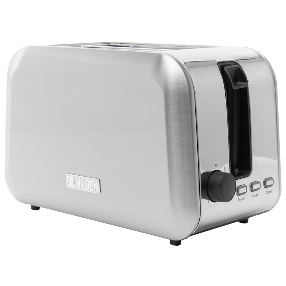 Haden Stoke Steel 2 Slice Toaster Wilko