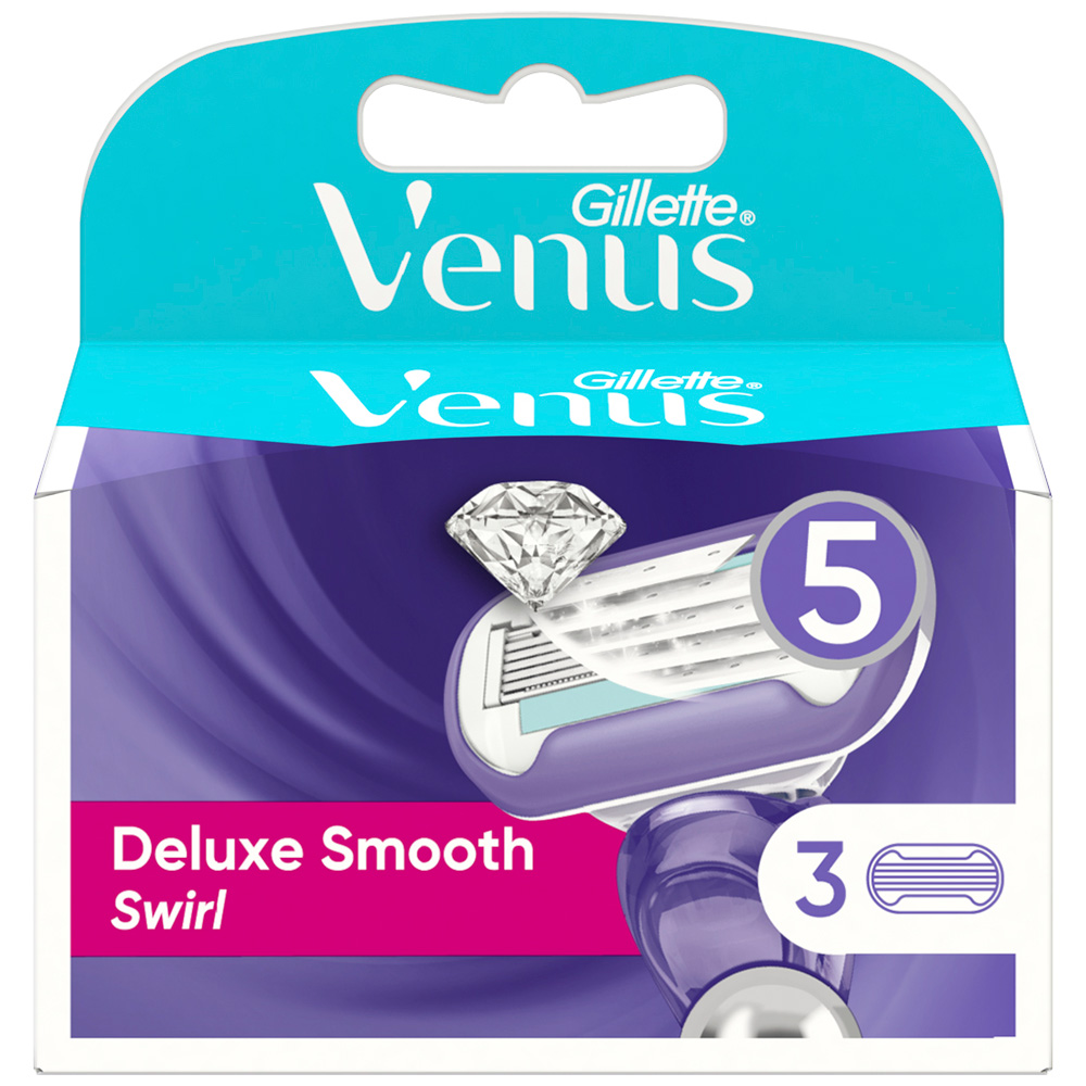 Gillette Venus Swirl Women's Razor Blades 3 pack Wilko