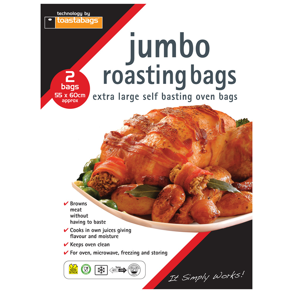 Toastabags Jumbo Roasting Bags 2 Pack Wilko