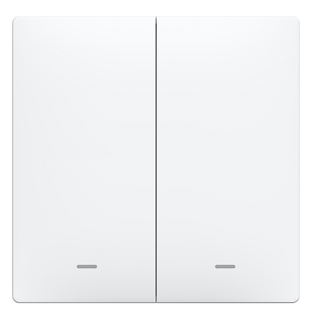 ENERJ 2 Gang Smart Push Button Smart Light Switch Wilko