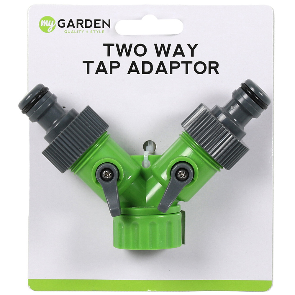 Wilko Plug Adapter My Garden 2 Way Tap Adapter | Wilko
