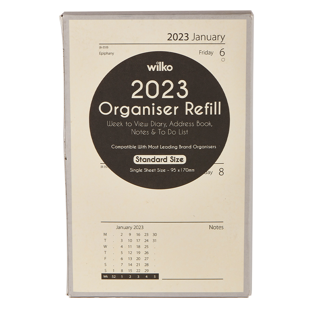Wilko Organiser Diary Refill Wilko