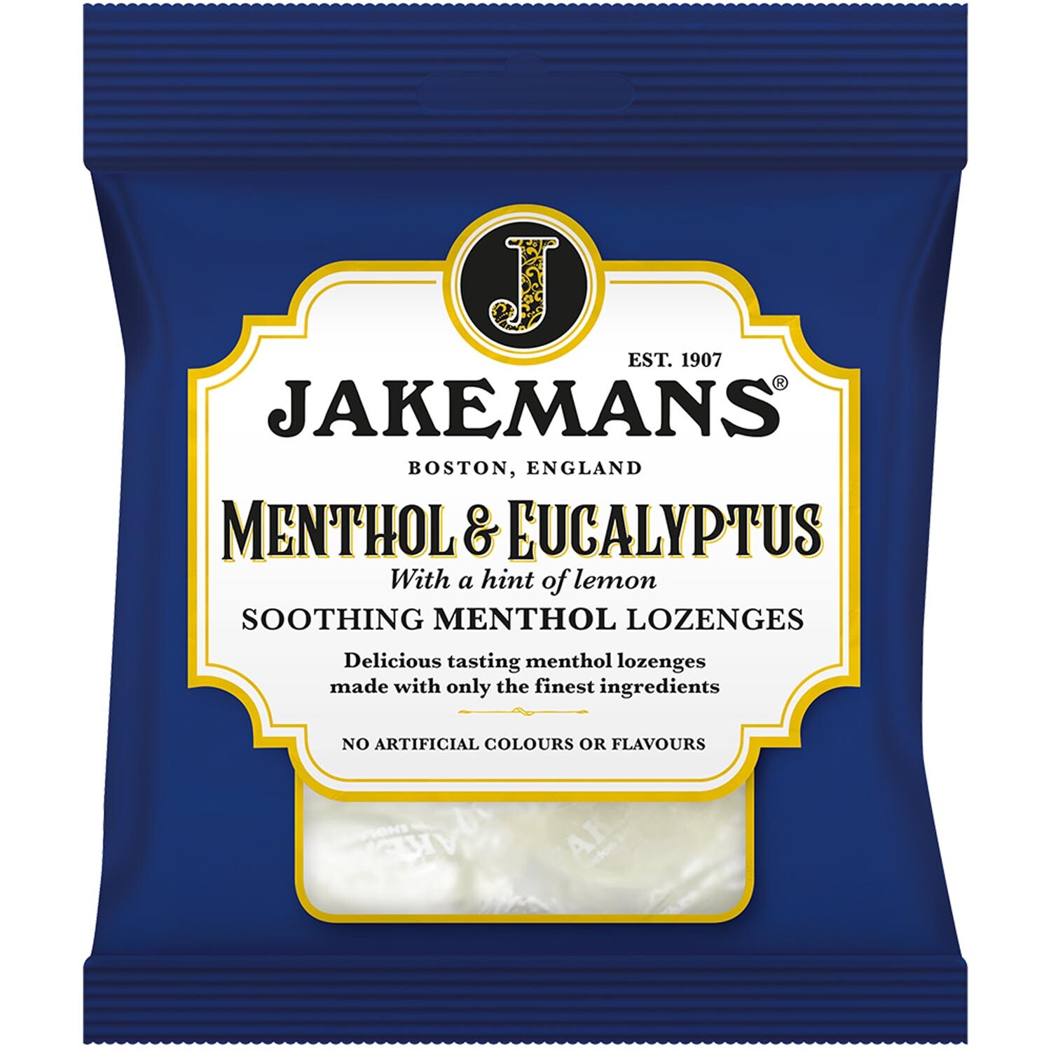 Soothing Menthol Lozenges Menthol and Eucalyptus Wilko