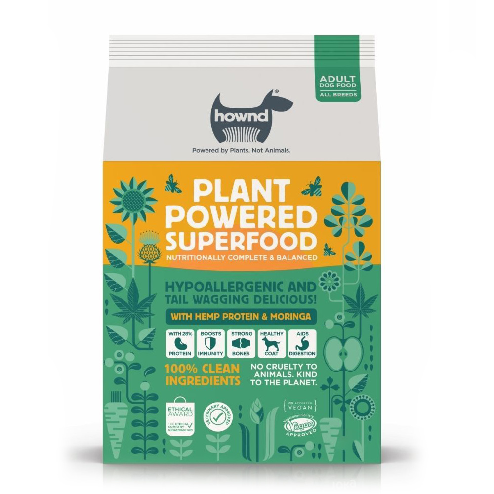 Hownd Plant Powered Superfood Dry Dog Food 2kg Wilko