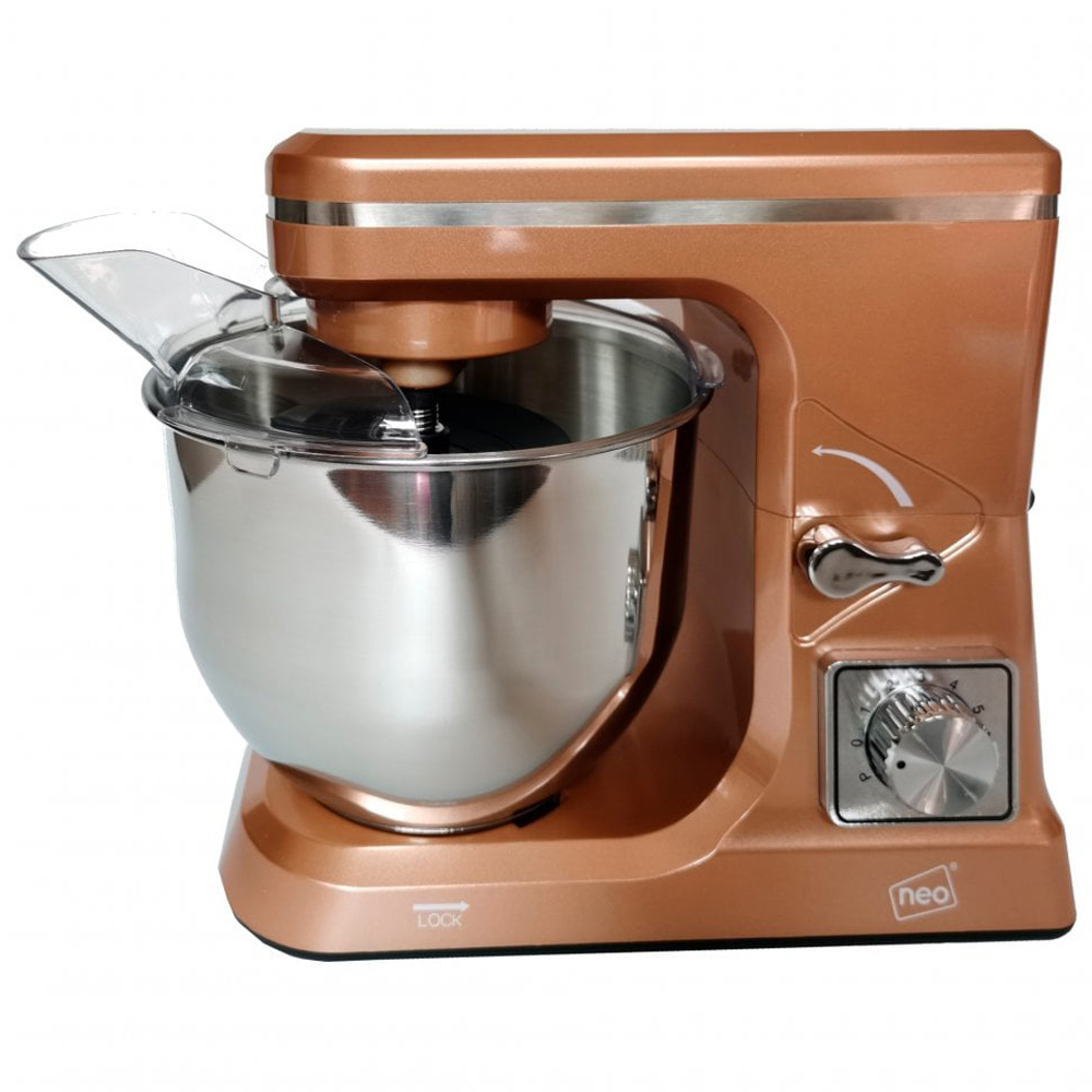 Neo Copper 5L 6 Speed 800W Electric Stand Food Mixer Wilko