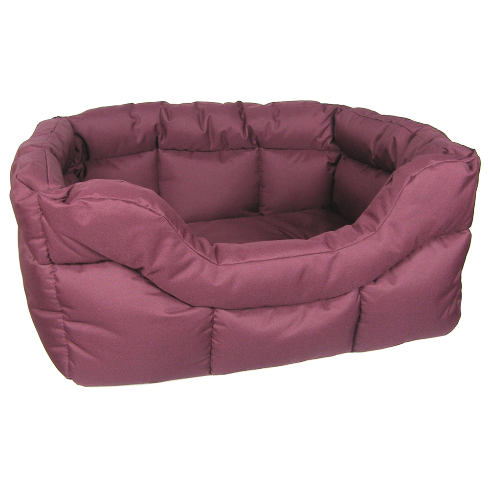 P&L Large Red Heavy Duty Dog Bed Wilko