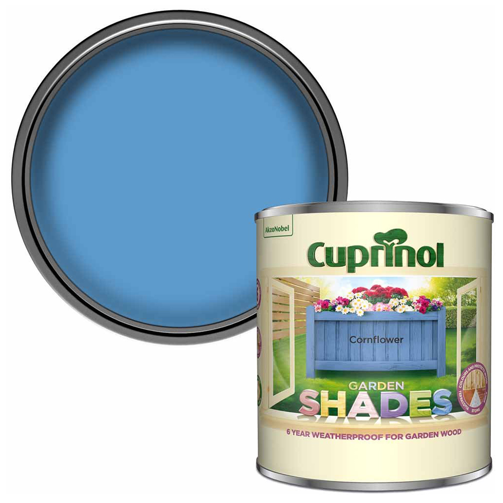Cuprinol Garden Shades Cornflower Exterior Paint 1L Wilko