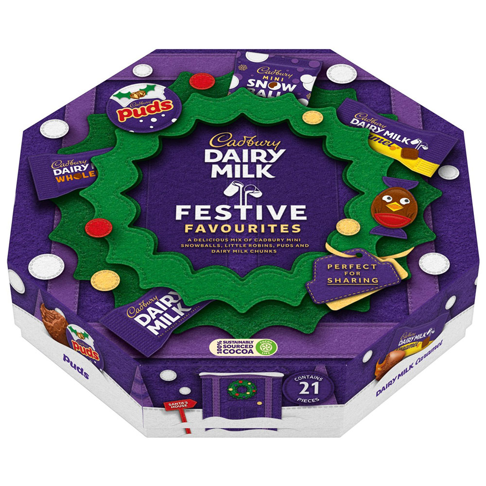 Cadbury Dairy Milk Festive Favourites 415g Wilko