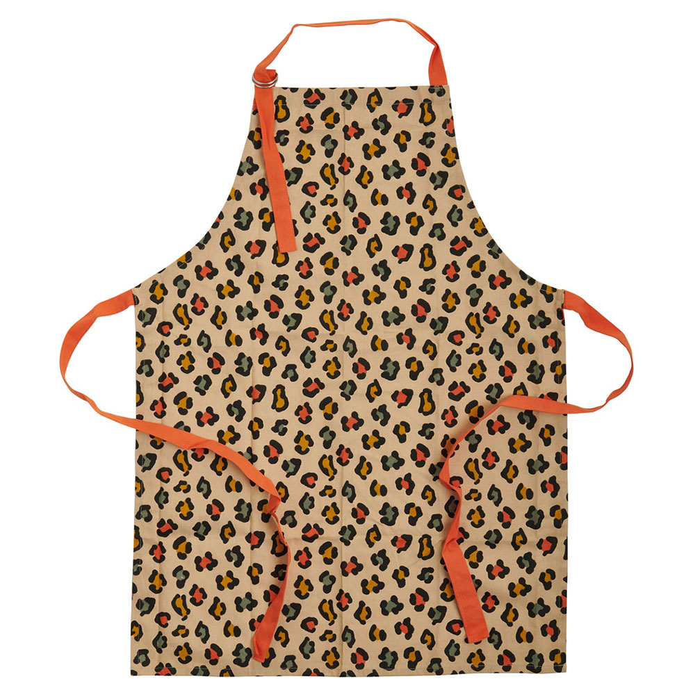 Wilko Leopard Apron Wilko