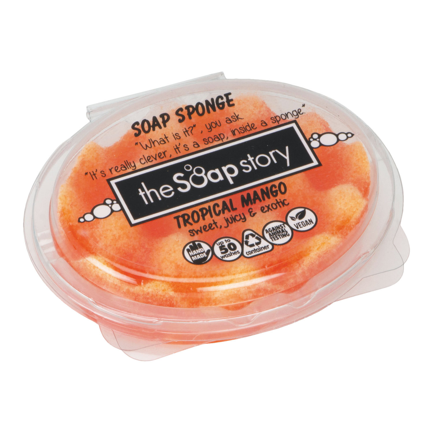 The Soap Story Tropical Mango Soap Sponge Wilko