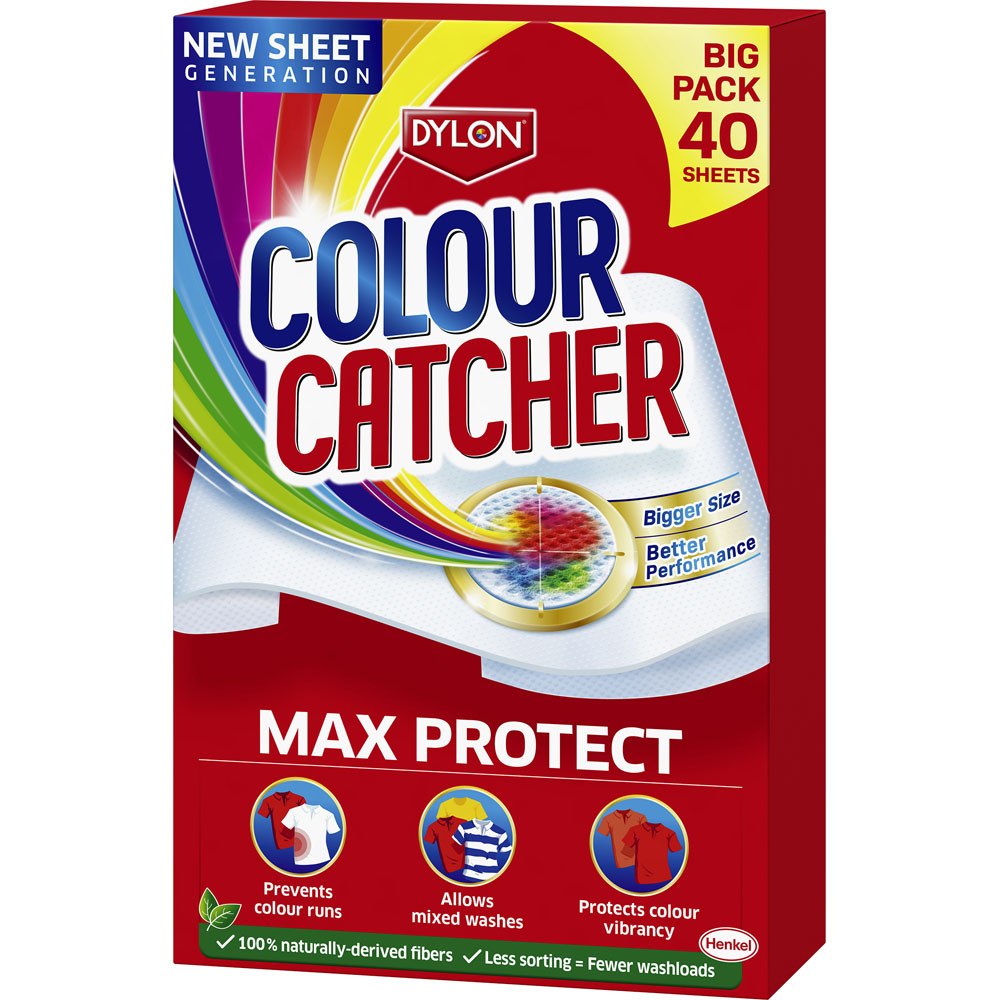 New Dylon Colour Catcher Sheets 40 Pack Wilko