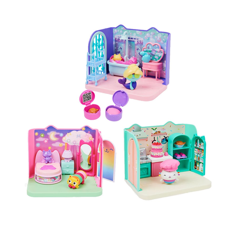 Single Gabby's Dollhouse Deluxe Room Set in Assorted styles Wilko