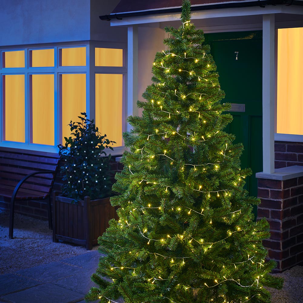 Wilko 600 Warm White LED Multifunction String Christmas Lights Wilko