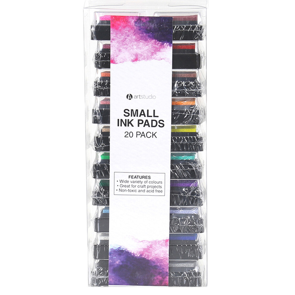 Pack of 20 Small Ink Pads Wilko