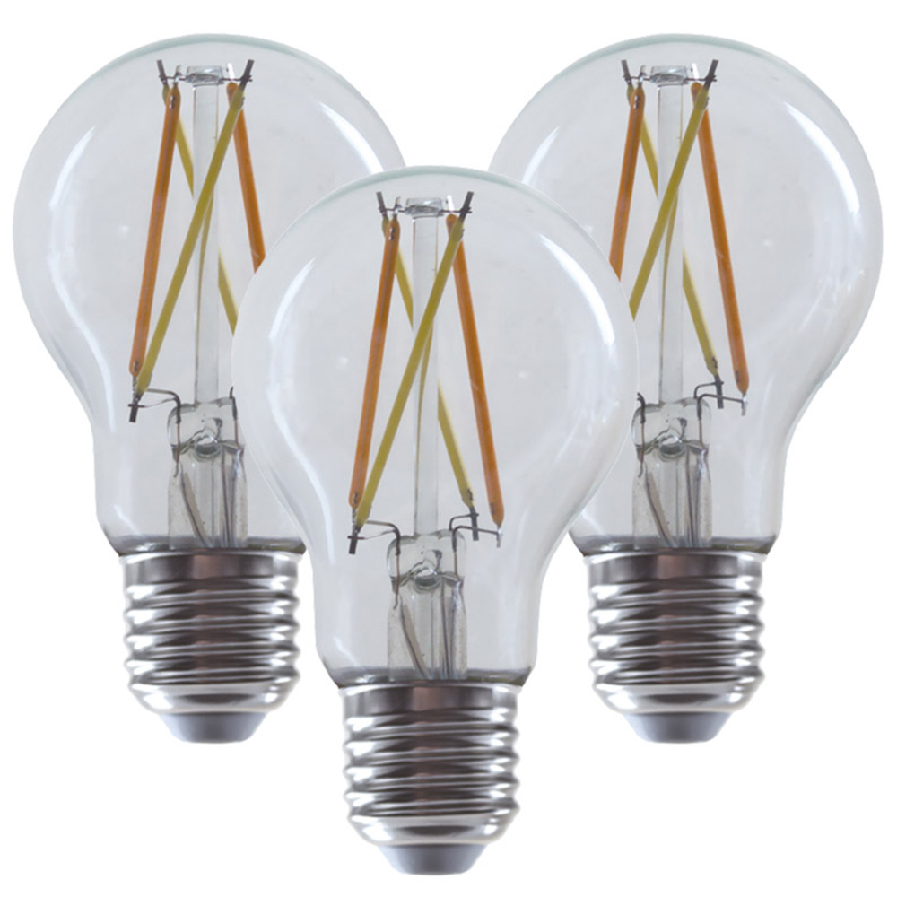 ENERJ 8.5W Smart WiFi GLS A60 Filament Bulb 3 Pack Wilko