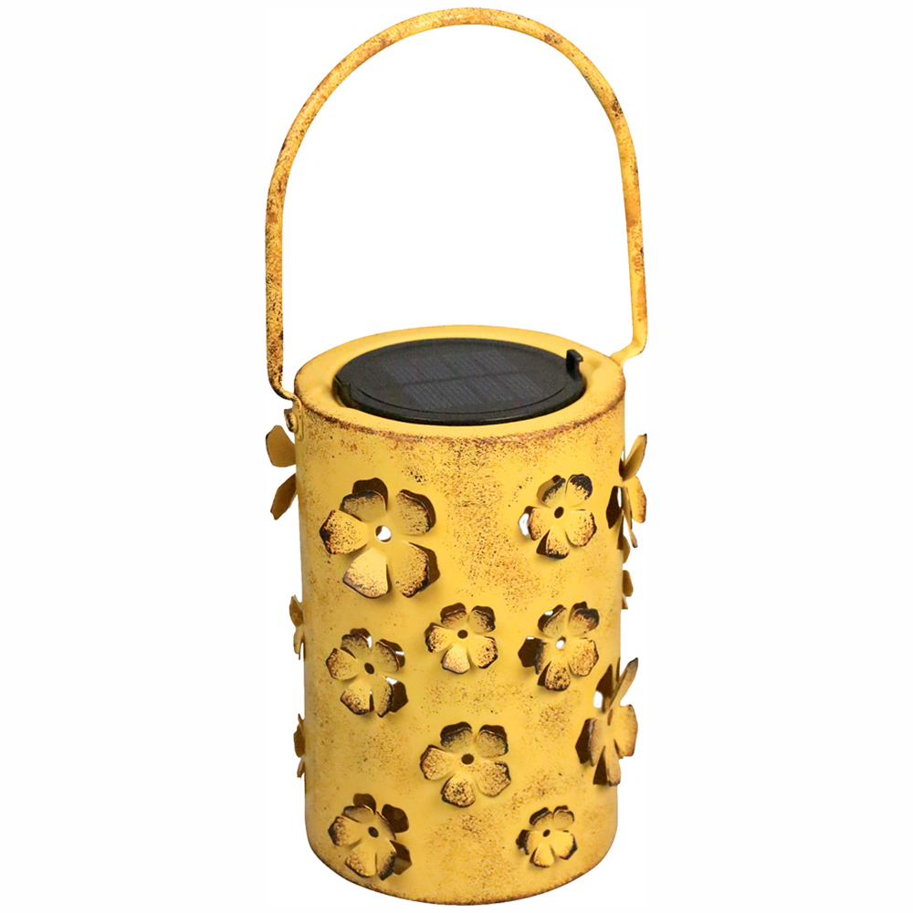 Luxform Global Yellow LED Garden Solar Daisy Flower Lantern Wilko