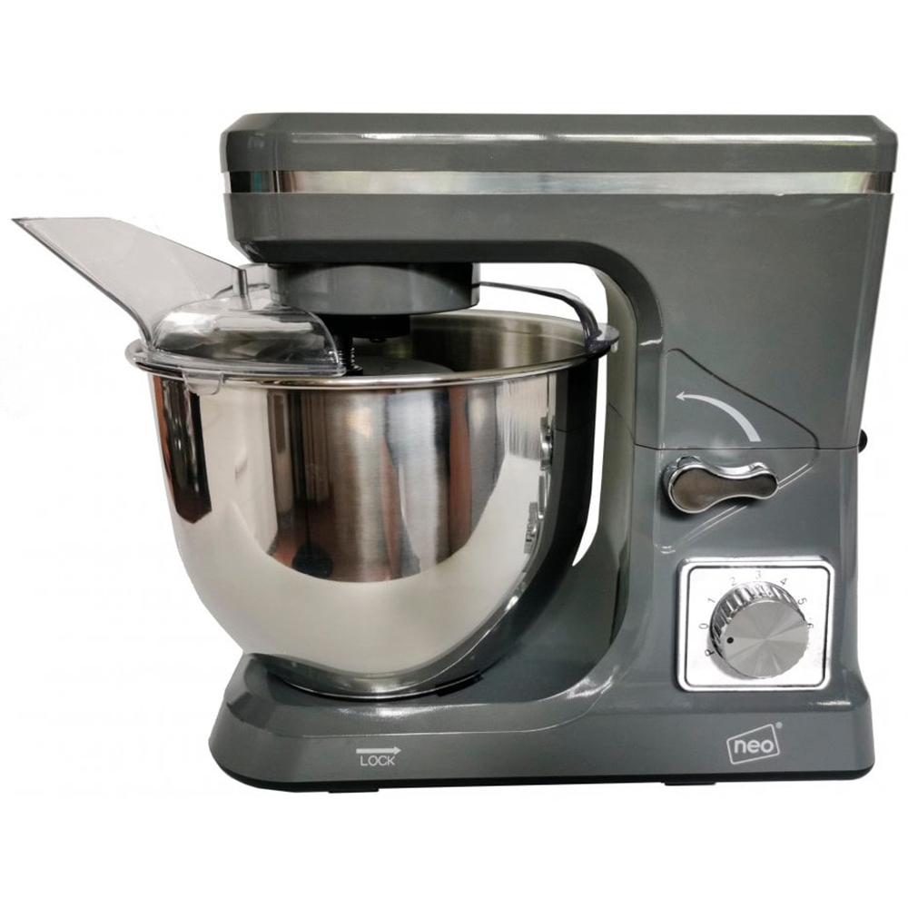 Neo Grey 5L 6 Speed 800W Electric Stand Food Mixer Wilko