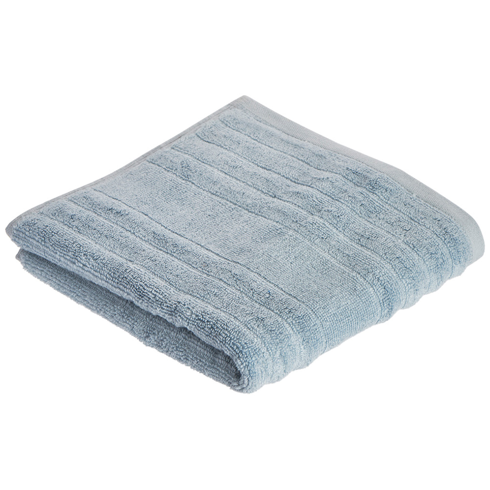 Wilko Denim Ribbed Hand Towel Wilko