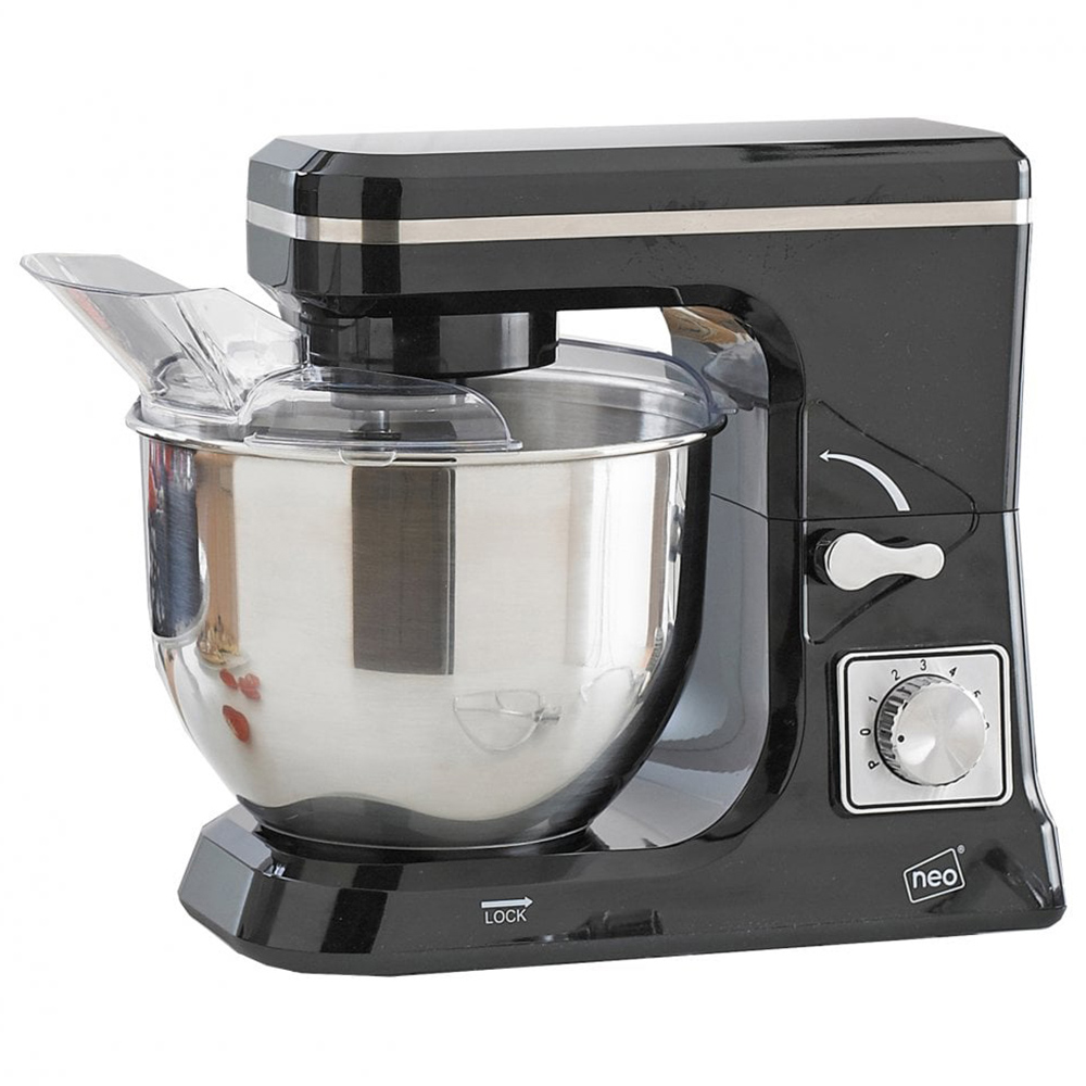 Neo Black 5L 6 Speed 800W Electric Stand Food Mixer Wilko