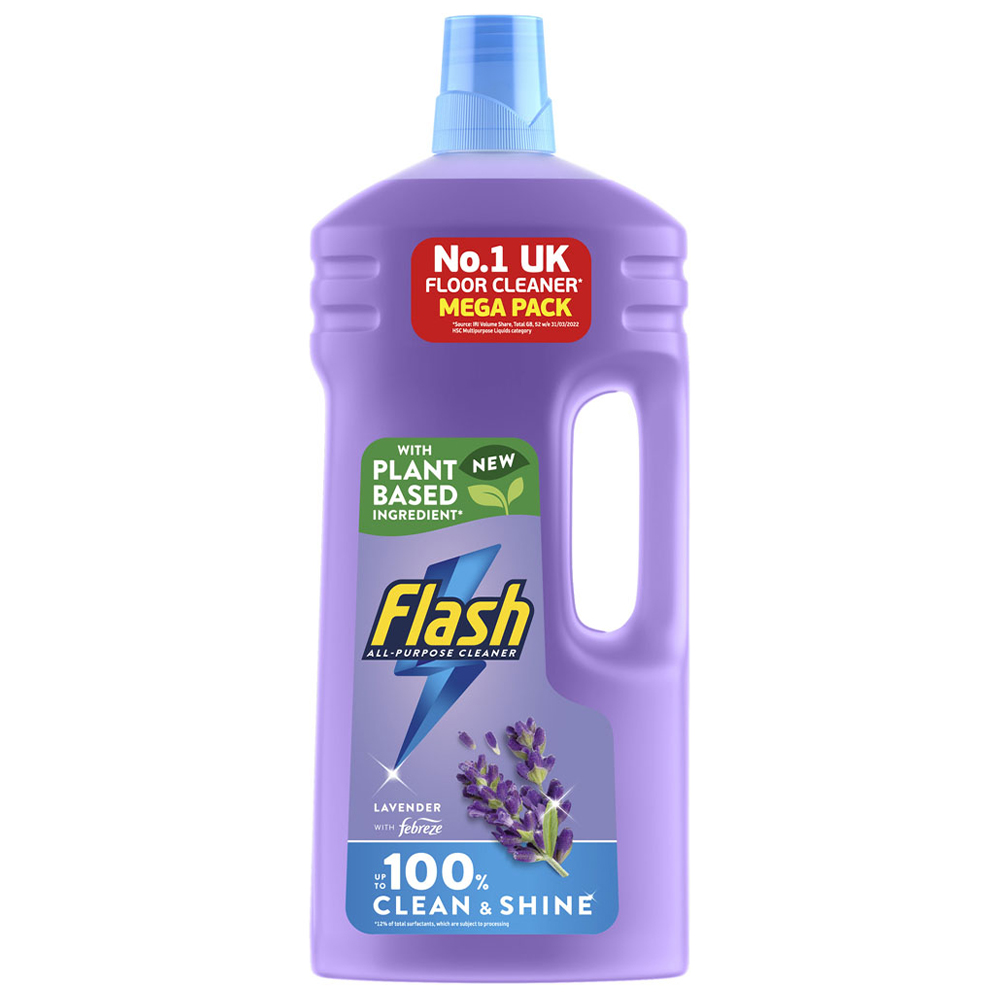 Flash Lavender All Purpose Liquid Cleaner 2.05L Wilko