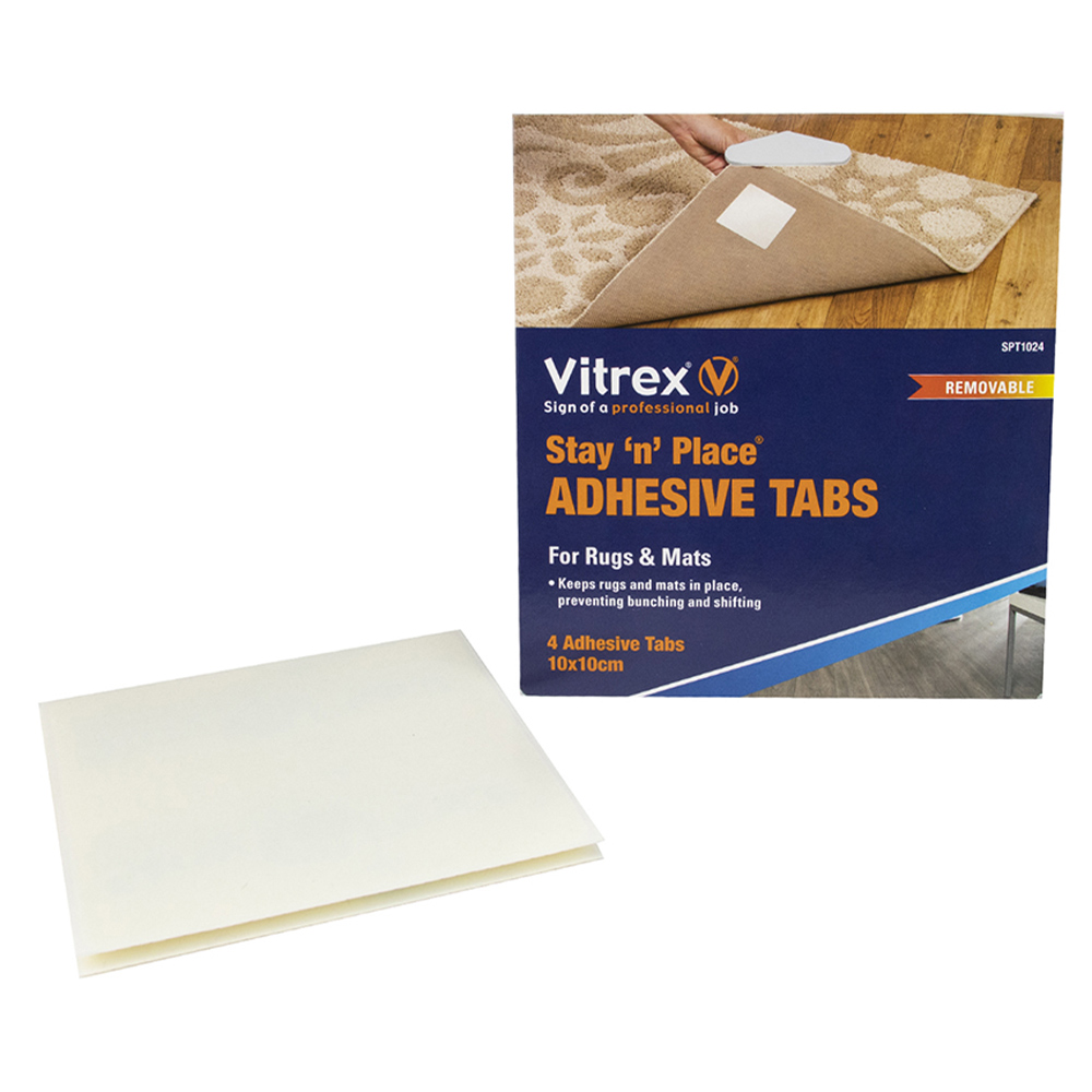 Vitrex Stay 'n' Place Adhesive Tabs Wilko