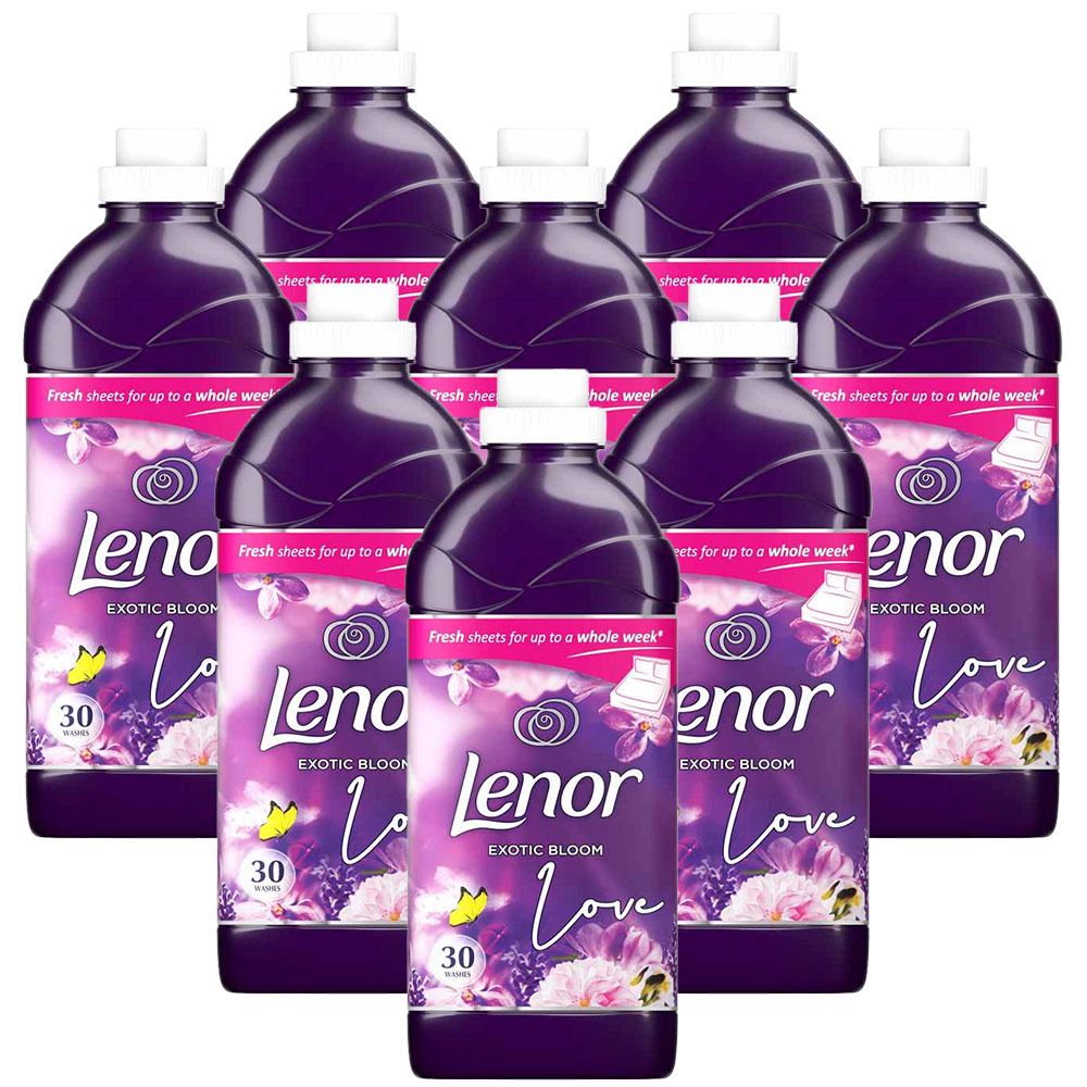 Lenor Exotic Bloom Fabric Conditioner 30 Washes Case of 8 x 1.05L Wilko