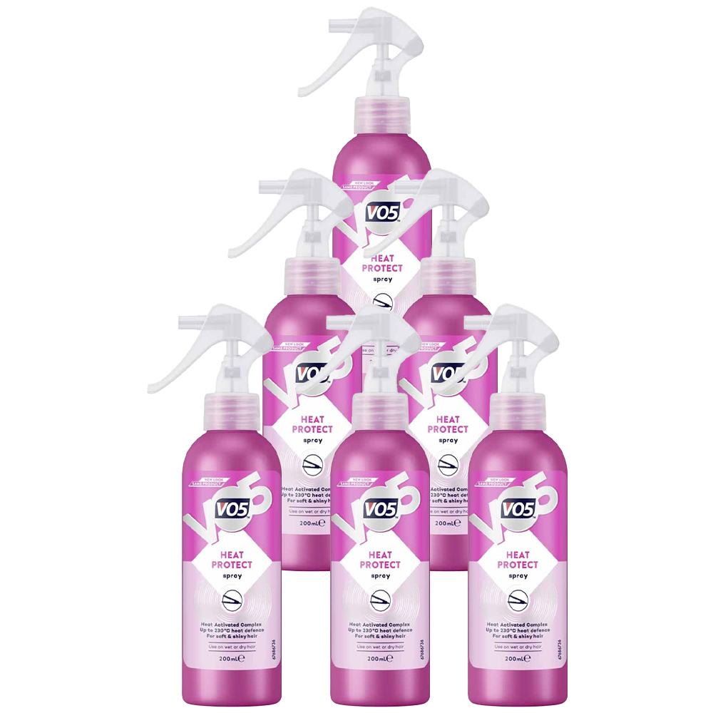 VO5 Heat Protect Style Spray Case of 6 x 200ml Wilko
