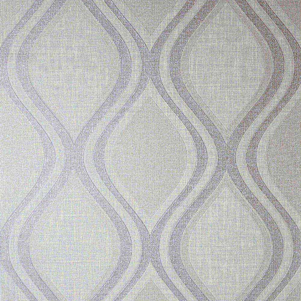 Arthouse Curve Grey Wallpaper Wilko