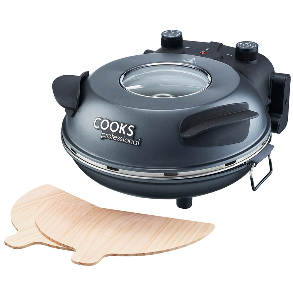 Cooks Professional K243 Grey Pizza Oven 1200W Wilko