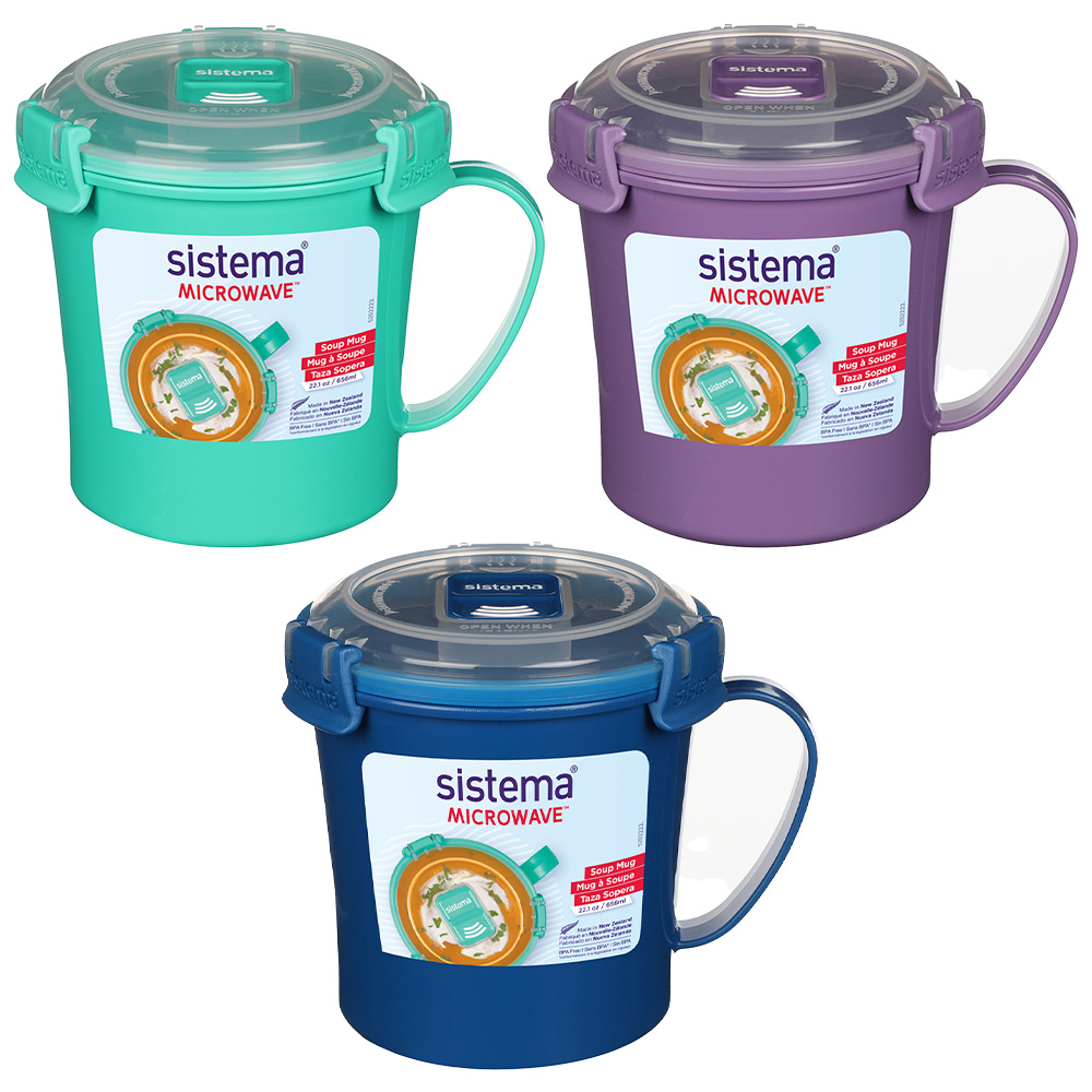 Single Sistema Soup Mug in Assorted Styles Wilko