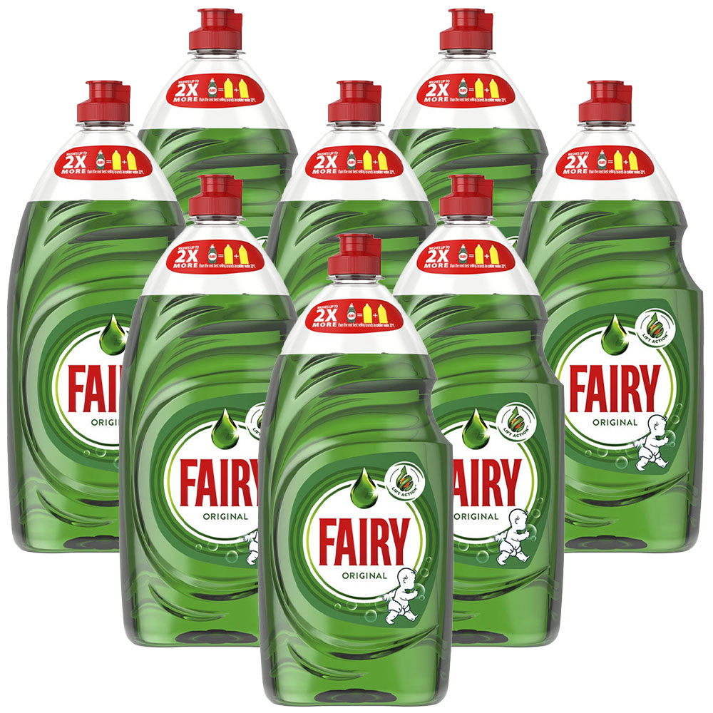 Fairy Original Washing Up Liquid Case of 8 x 1015ml Wilko